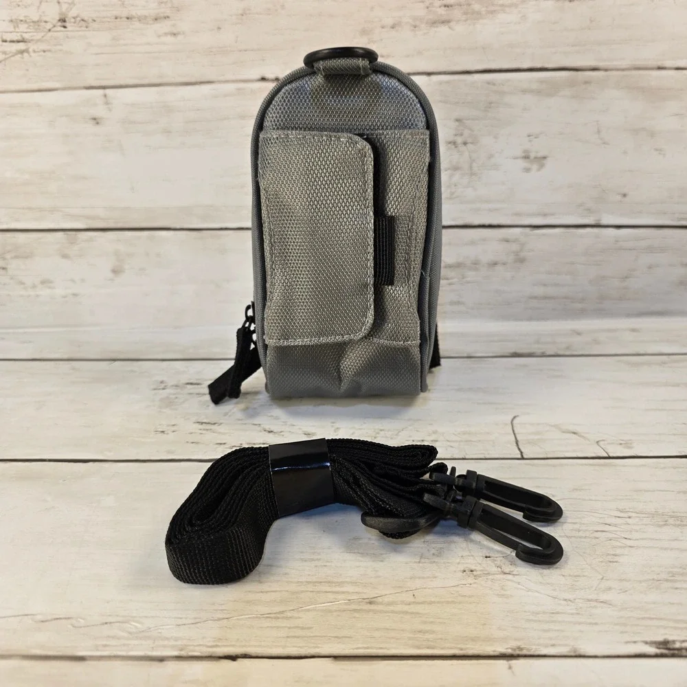 Sony LCS-CSU Gray Silver Compact Digital Camera Soft Carrying Case Bag